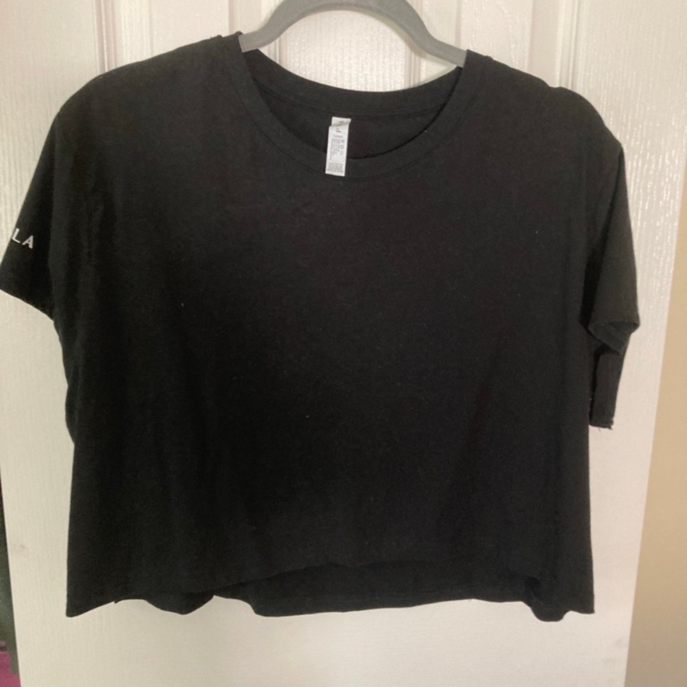 Black Women's Crop Top